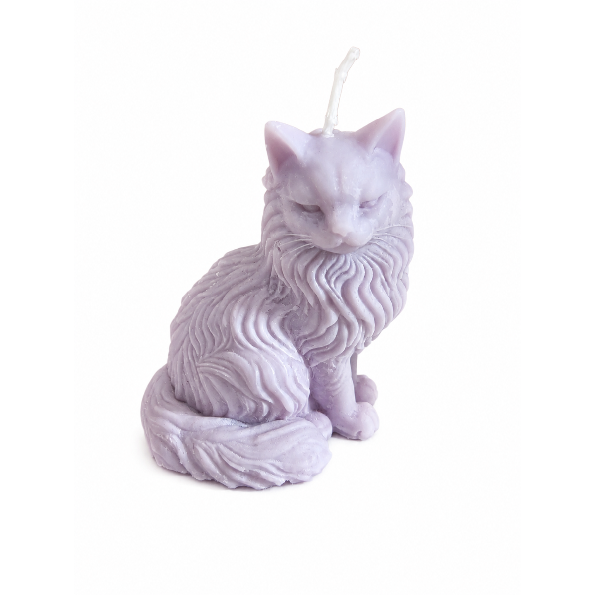 Fluffy Cat Decorative Candle