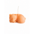 Curled Up Bear Decorative Candle