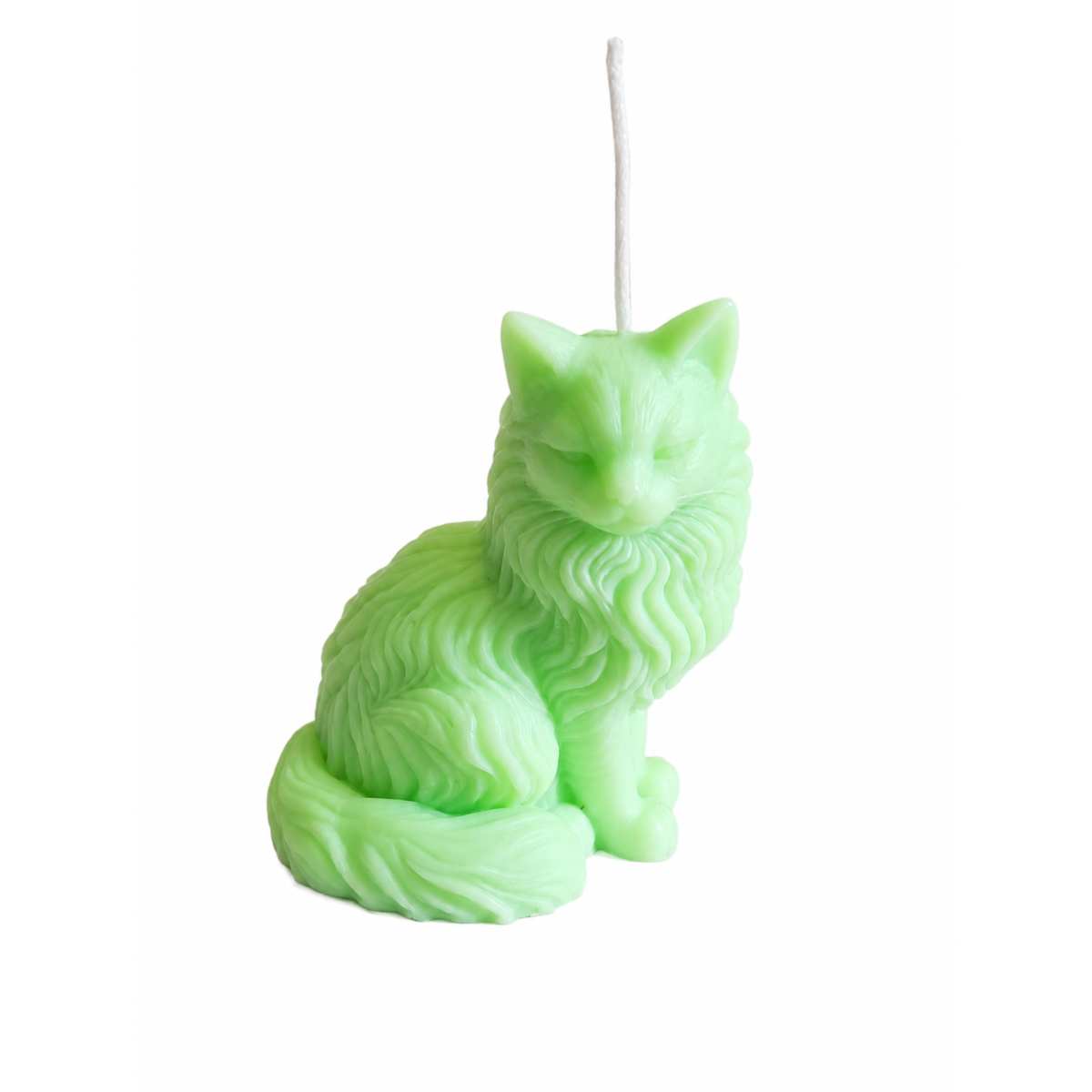 Fluffy Cat Decorative Candle