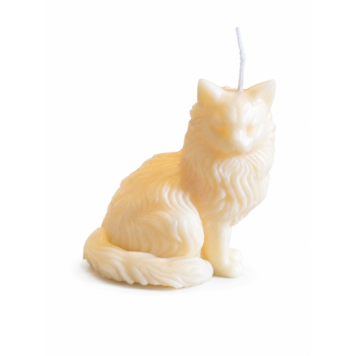 Fluffy Cat Decorative Candle