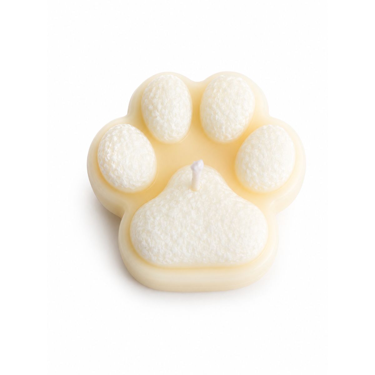 Paw Print Decorative Candle