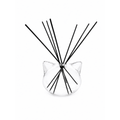Decorative Cat Glass Reed Diffuser with Black Reeds